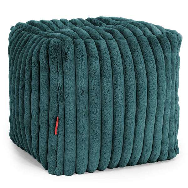 Kube Fotskammel Puff KUN TREKK - Utskifting / Reservedeler Fabric Close-up Image