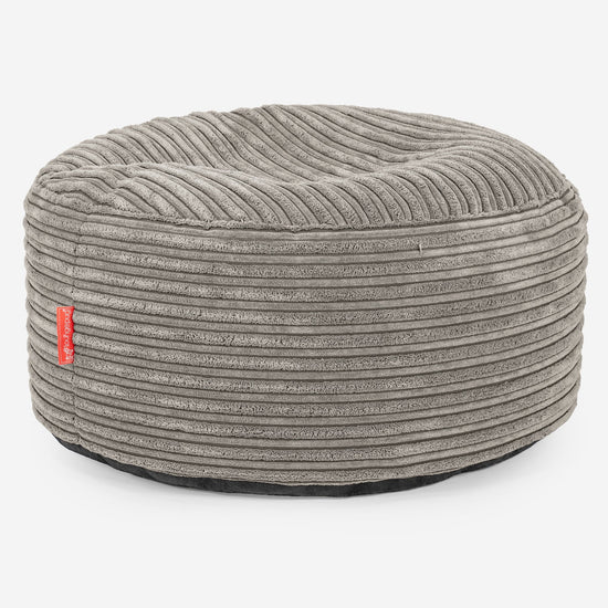 Ottoman Puff med Serveringsbrett - Kordfløyel Mink 03