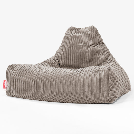 Lounge Saccosekk - Kordfløyel Duegrå 01