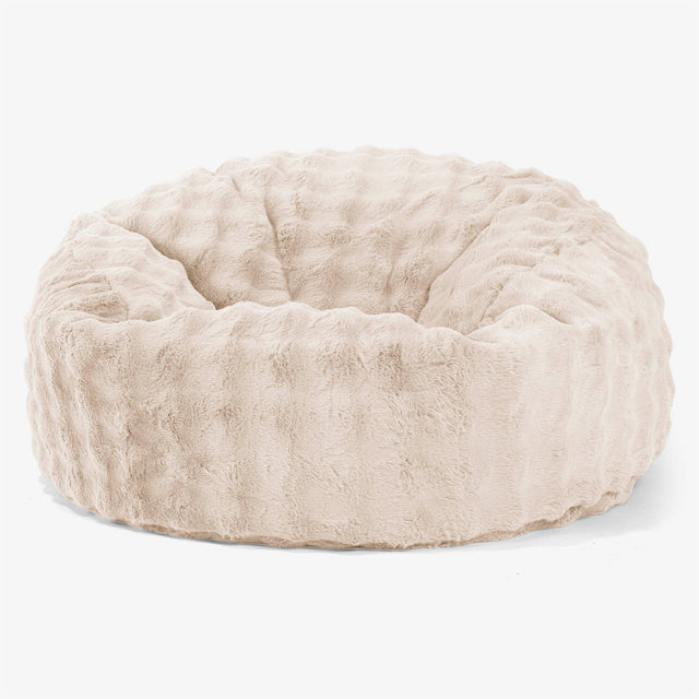 Saccosekk Sofa 'Mammut' Erstatningsdeksel - Falsk Pels Boble 01