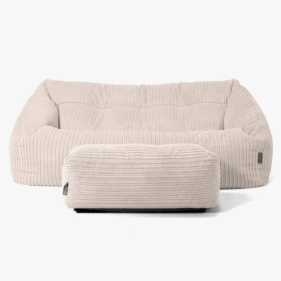 Maya Sakkosekk Sofa - Kordfløyel Elfenben 02