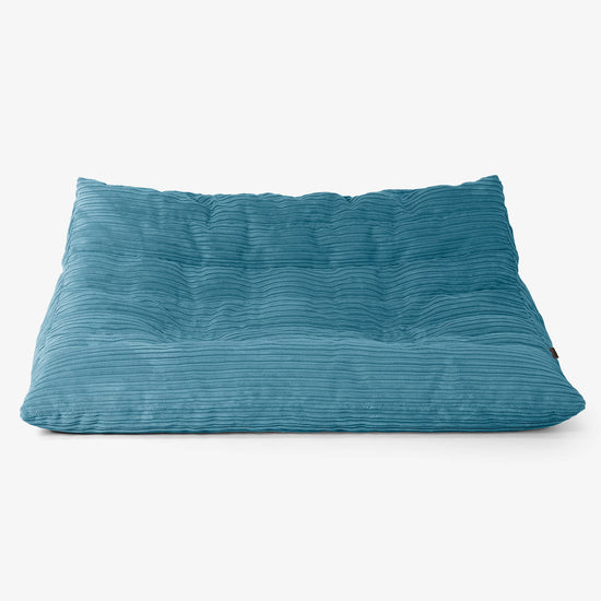 Noah Gulvsofa Saccosekk - Kordfløyel Turkis 01