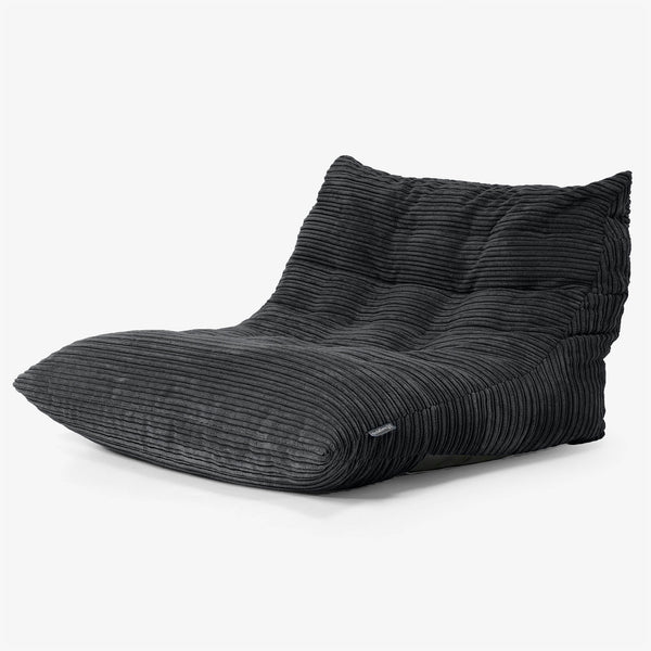 Noah Gulvstol Saccosekk - Kordfløyel Svart 01