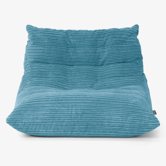 Noah Gulvstol Saccosekk - Kordfløyel Turkis 01