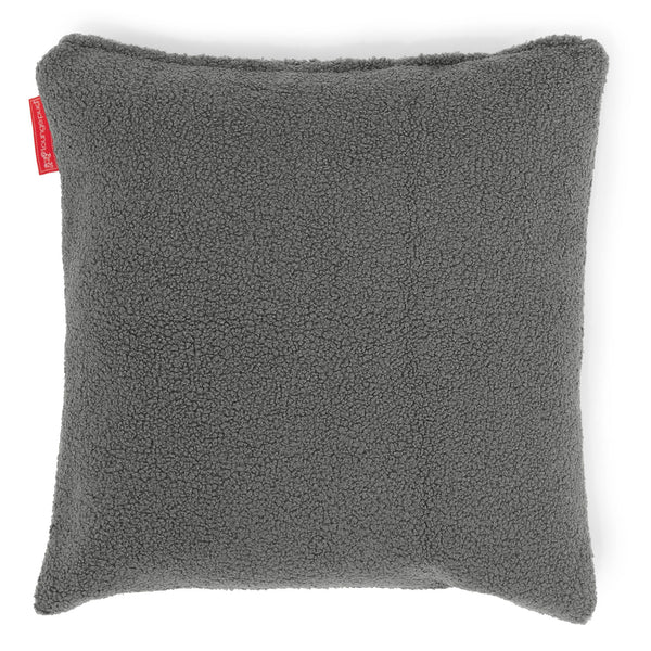 Putetrekk 47 x 47cm - Bouclé Grå 01
