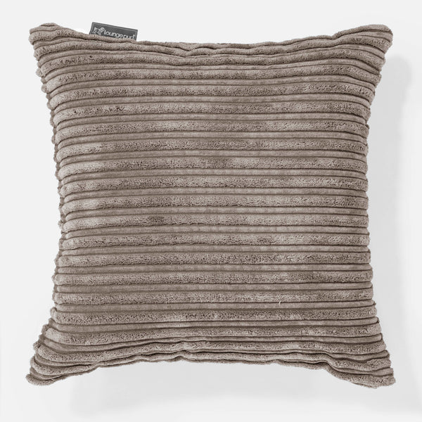 Putetrekk 47 x 47cm - Kordfløyel Duegrå 01