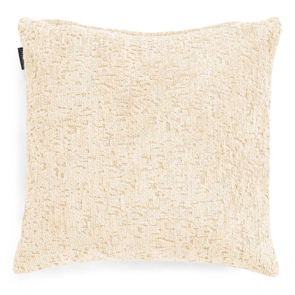 Putetrekk 47 x 47cm - Eksklusiv Chenille Elfenben 01