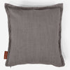 Putetrekk 47 x 47cm - Linen Look Skifergrå 01