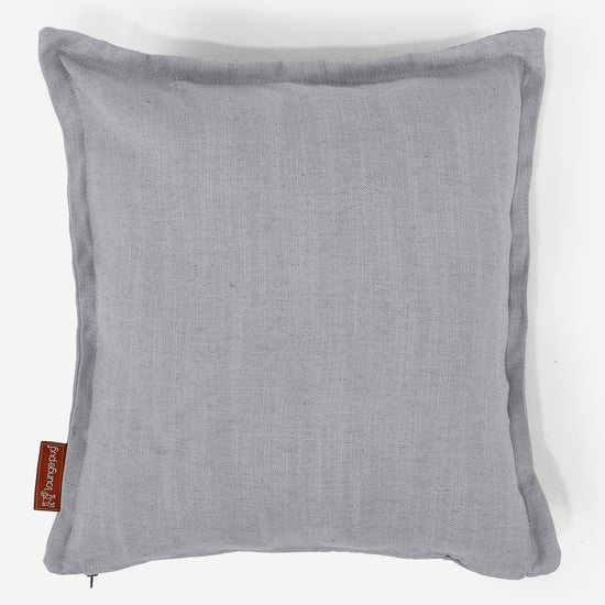 Putetrekk 47 x 47cm - Linen Look Sølv 01