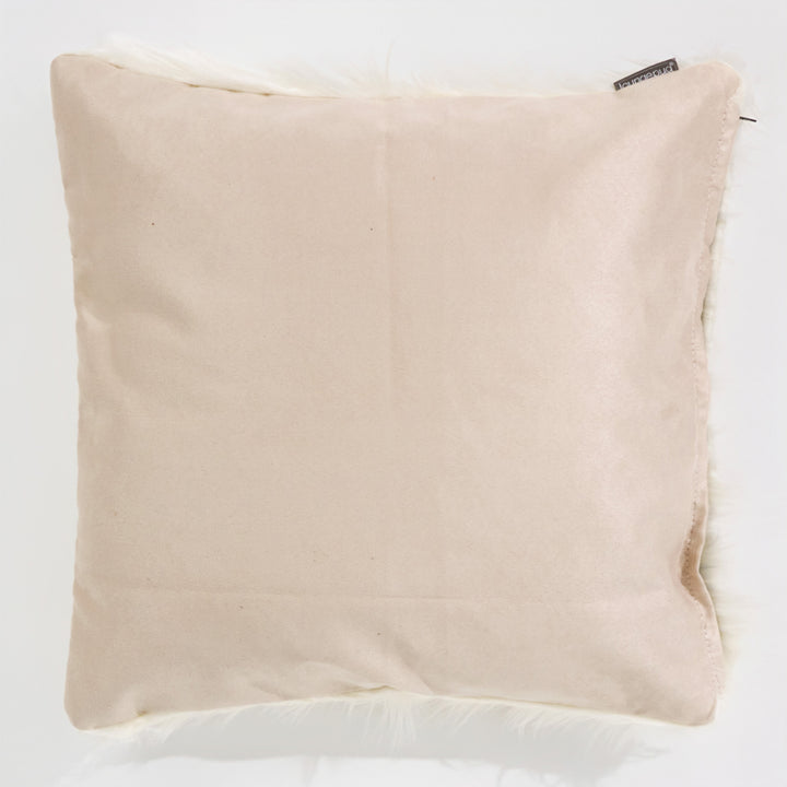 Putetrekk 47 x 47cm - Mongolsk Fuskepels Krem 02