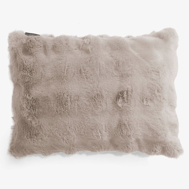 Rektangulær Putetrekk 35 x 50cm - Falsk Pels Boble Mink 01