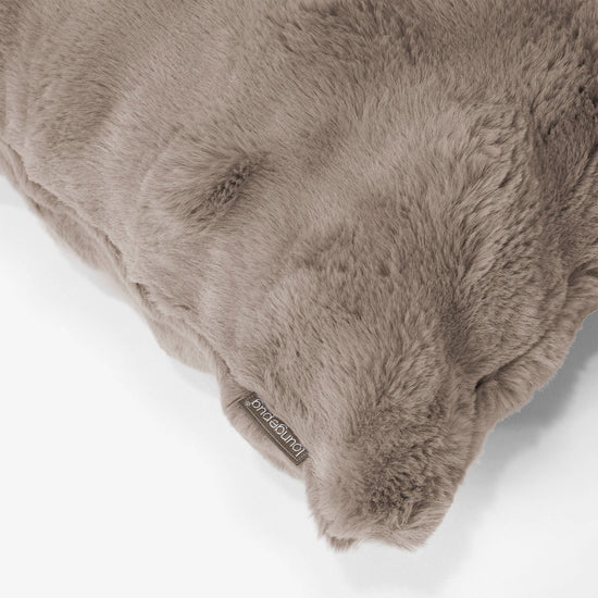 Rektangulær Putetrekk 35 x 50cm - Falsk Pels Boble Mink 02