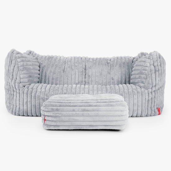 Ruben Sakkosekk Sofa - Ultrabehagelig Kord Andeggblå 02