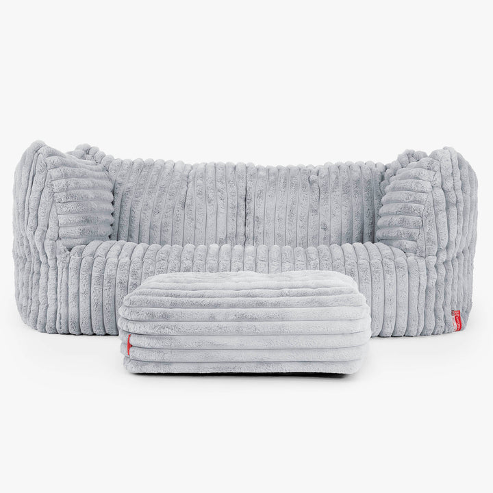Ruben Sakkosekk Sofa - Ultrabehagelig Kord Andeggblå 02