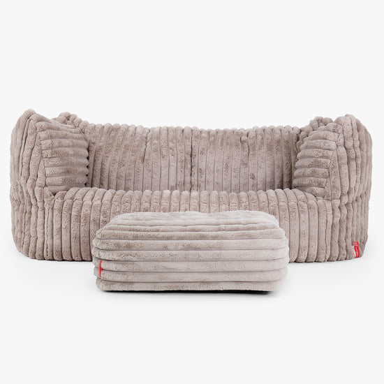 Ruben Sakkosekk Sofa - Ultrabehagelig Kord Mink 02
