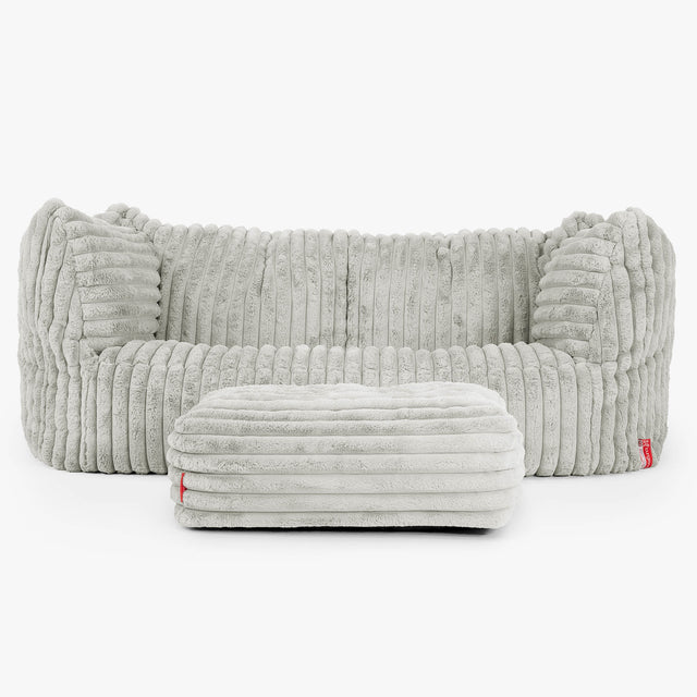 Ruben Sakkosekk Sofa - Ultrabehagelig Kord Salviegrønn 02