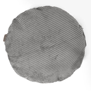 Rund Putetrekk 50cm - Pom-pom Koksgrå