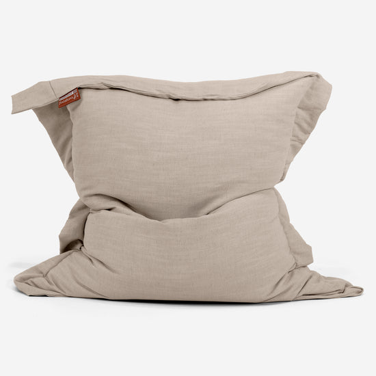 Saccosekk XXL - Linen Look Krem 01