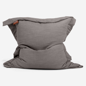 Saccosekk XXL - Linen Look Skifergrå