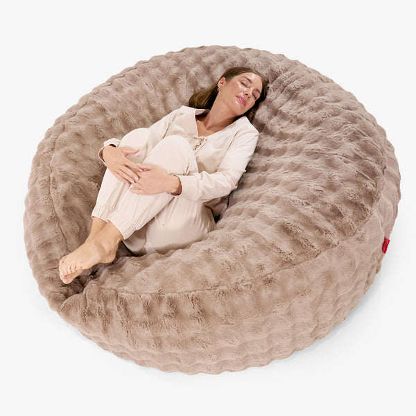 Sakkosekk Sofa 'Mega-Mammut' - Falsk Pels Boble Mink