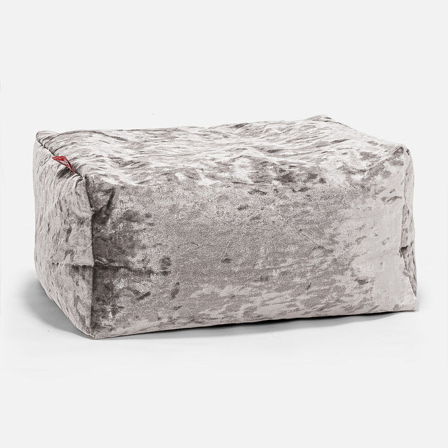 Liten Fotskammel Erstatningsdeksel - Vintage Fløyel 01