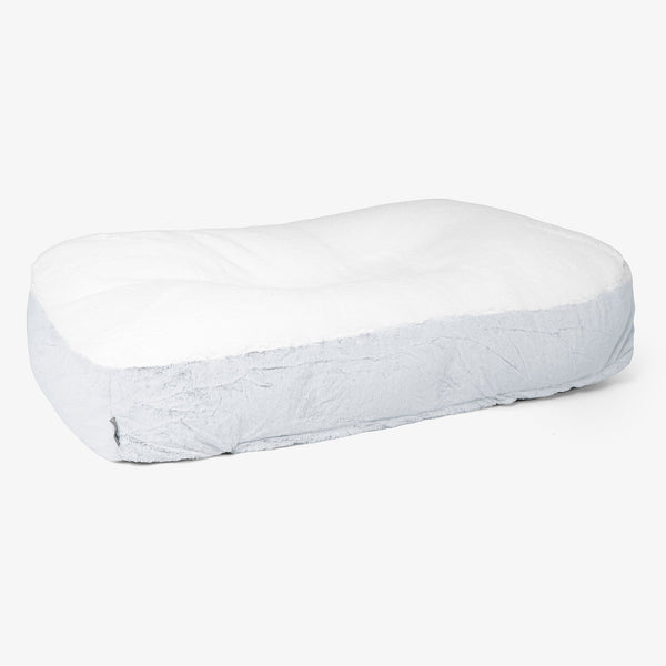 Sloucher XL-hundeseng Erstatningsdeksel - Kanin-fuskepels 01