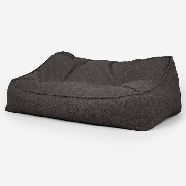 Sloucher Sakkosekk Sofa Erstatningsdeksel - Bouclé 01