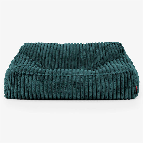 Sloucher Sakkosekk Sofa - Ultrabehagelig Kord Mørketurkis 02