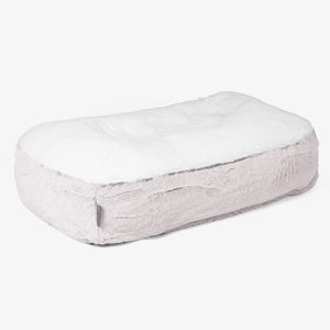 Sloucher Medium-hundeseng - Kanin-fuskepels Støvete Rosa