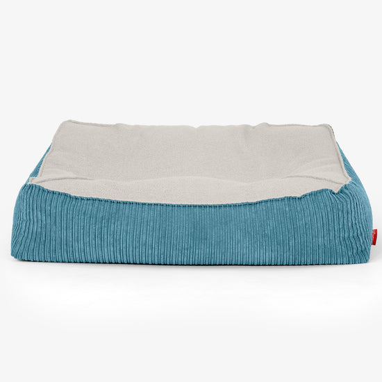 Sloucher Sakkosekk Sofa - Bouclé & Kordfløyel Turkis 02