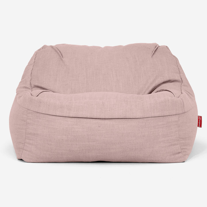 Sloucher Sakkosekk - Linen Look Rose 02