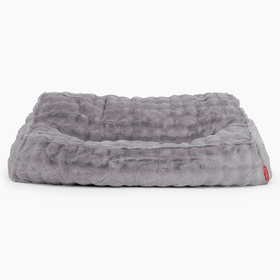 Sloucher Sakkosekk Sofa - Falsk Pels Boble Grå 02