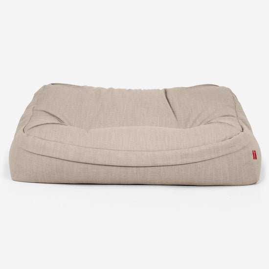 Sloucher Sakkosekk Sofa - Linen Look Krem 02