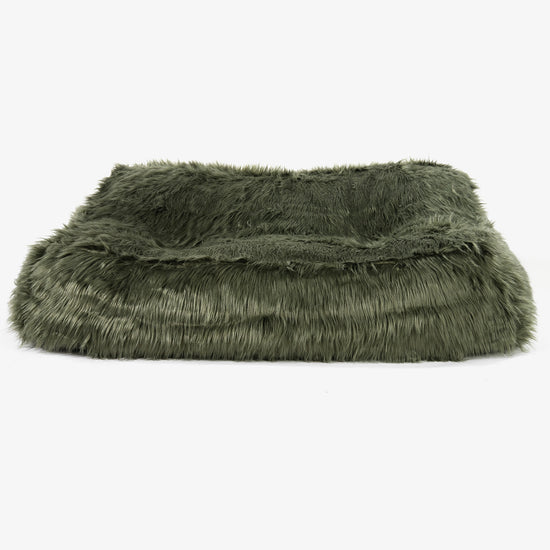 Sloucher Sakkosekk Sofa - Mongolsk Fuskepels Salviegrønn 02