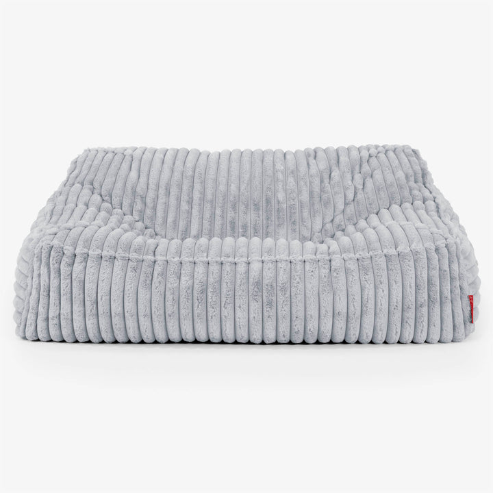 Sloucher Sakkosekk Sofa - Ultrabehagelig Kord Andeggblå 02