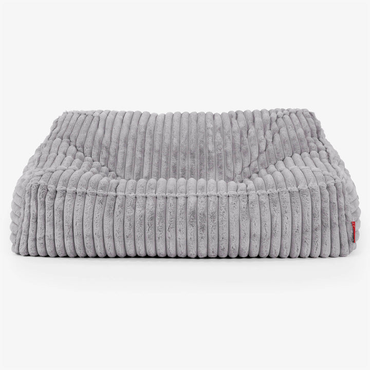 Sloucher Sakkosekk Sofa - Ultrabehagelig Kord Grå 02