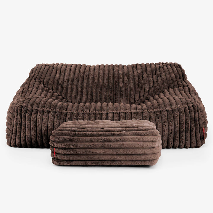 Sloucher Sakkosekk Sofa - Ultrabehagelig Kord Sobel 03