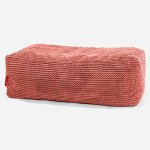 Stor Fotskammel - Pom-pom Gresskaroransje