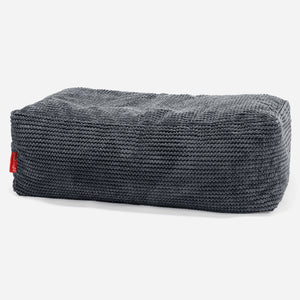 Stor Fotskammel - Pom-pom Svart