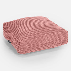 Stor Gulvpute - Kordfløyel Fersken