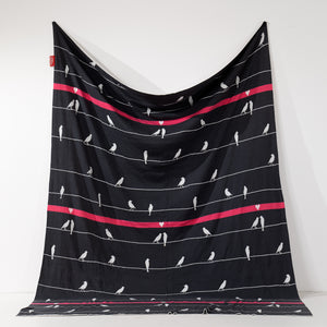 Sofa Pledd / Teppe - Strikket Bird
