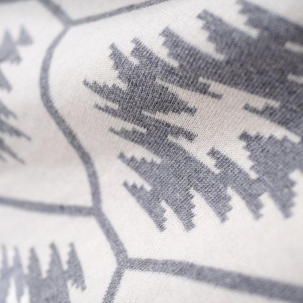 Sofa Pledd / Teppe - Strikket Horizon Fabric Close-up Image