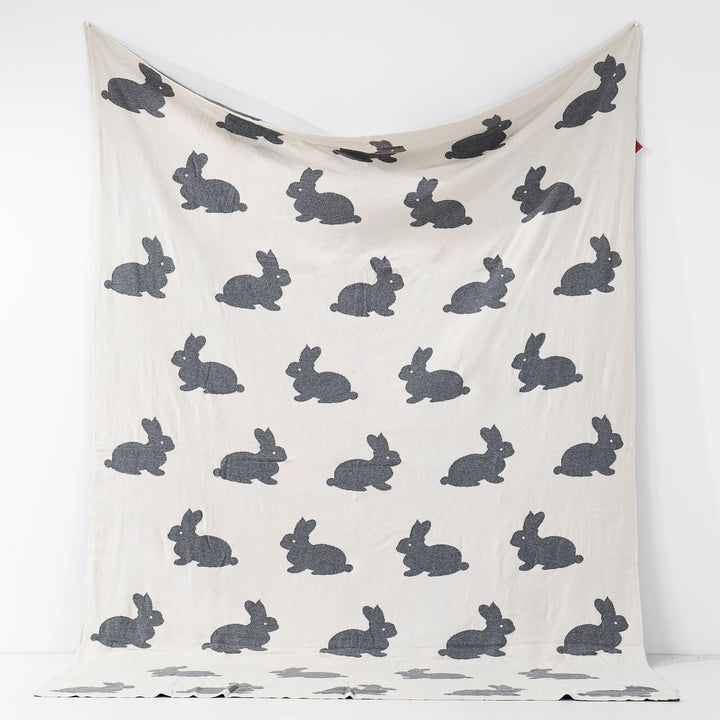 Sofa Pledd / Teppe - Strikket Kanin 02