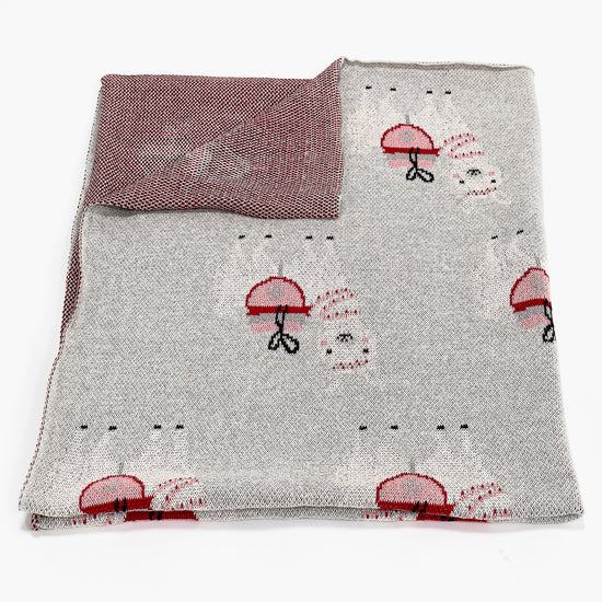 Sofa Pledd / Teppe - Strikket Llama 03