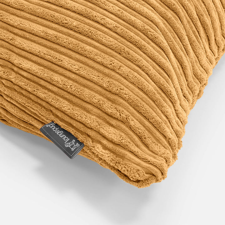 Sylinderputetrekk 20 x 55cm - Kordfløyel Gylden Honning 03