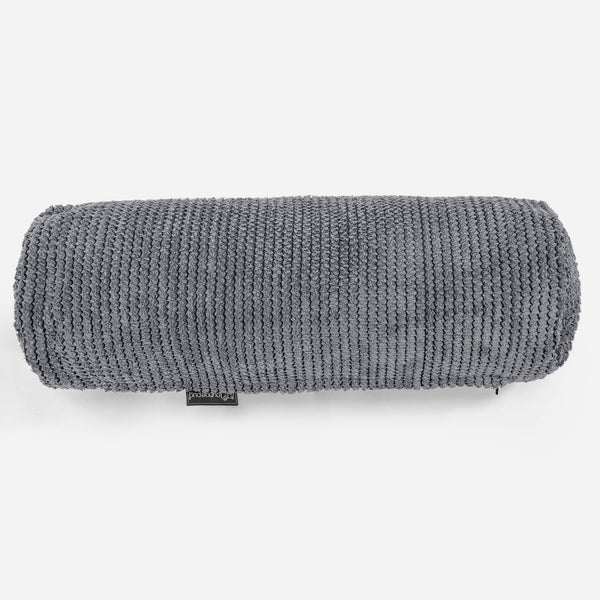 Sylinderputetrekk 20 x 55cm - Pom-pom Svart 01