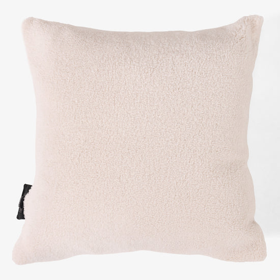 Varmepute 45 x 45cm - Sherpa Krem 01