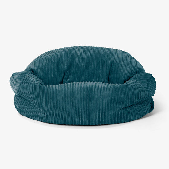 Sabine Sekkesofa - Kordfløyel Mørketurkis 01