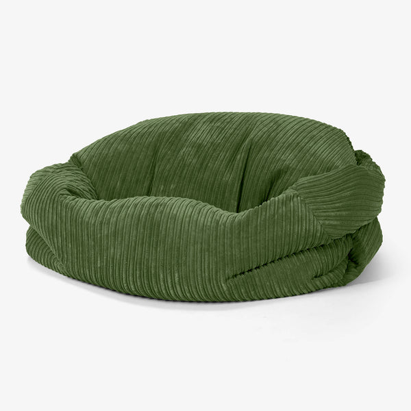 Sabine Sekkesofa - Kordfløyel Skoggrønn 01