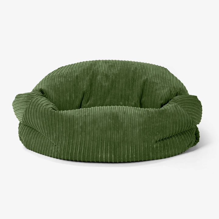 Sabine Sekkesofa - Kordfløyel Skoggrønn 01